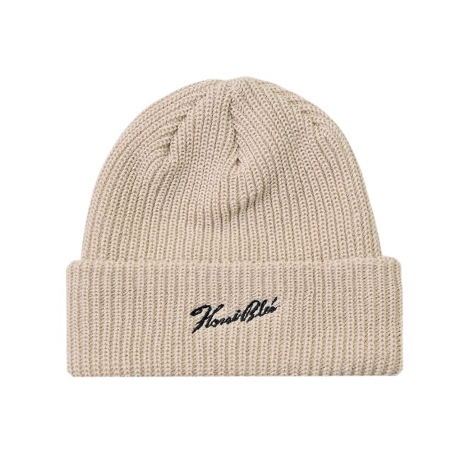 <img class='new_mark_img1' src='https://img.shop-pro.jp/img/new/icons5.gif' style='border:none;display:inline;margin:0px;padding:0px;width:auto;' />HORRIBLE'S SIGNATURE LOGO BEANIE / IVORY (ホリブルズ ビーニーキャップ)