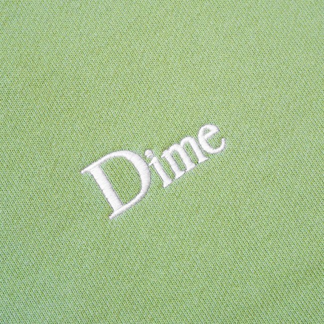 Dime Classic Small Logo Crewneck / Tea (ダイム クルーネック / スウェット) - HORRIBLE'S  PROJECT｜HORRIBLE'S｜SAYHELLO | HELLRAZOR | Dime MTL | QUASI | HOTEL BLUE | 
