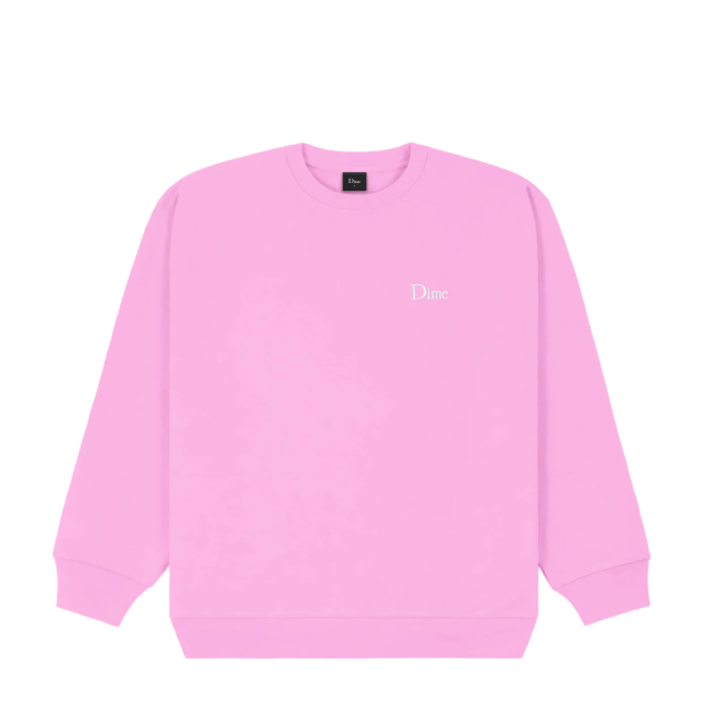 Dime Classic Small Logo Crewneck / Light Pink (ダイム クルーネック