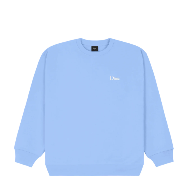 Dime Classic Small Logo Crewneck / Carolina Blue (ダイム クルーネック / スウェット) -  HORRIBLE'S PROJECT｜HORRIBLE'S｜SAYHELLO | HELLRAZOR | Dime MTL | QUASI |  HOTEL BLUE | GX1000 | THEORIES | VANS SKATE |