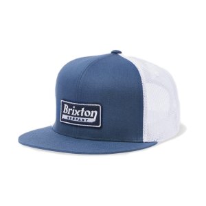 <img class='new_mark_img1' src='https://img.shop-pro.jp/img/new/icons5.gif' style='border:none;display:inline;margin:0px;padding:0px;width:auto;' />BRIXTON STEADFAST HP TRUCKER CAP / PACIFIC BLUE/WHITE (ブリクストン トラッカーキャップ)