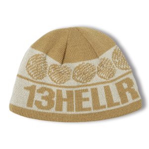 <img class='new_mark_img1' src='https://img.shop-pro.jp/img/new/icons5.gif' style='border:none;display:inline;margin:0px;padding:0px;width:auto;' />HELLRAZOR LOGO BOARDER BEANIE / BEIGE (ヘルレイザー ビーニーキャップ）