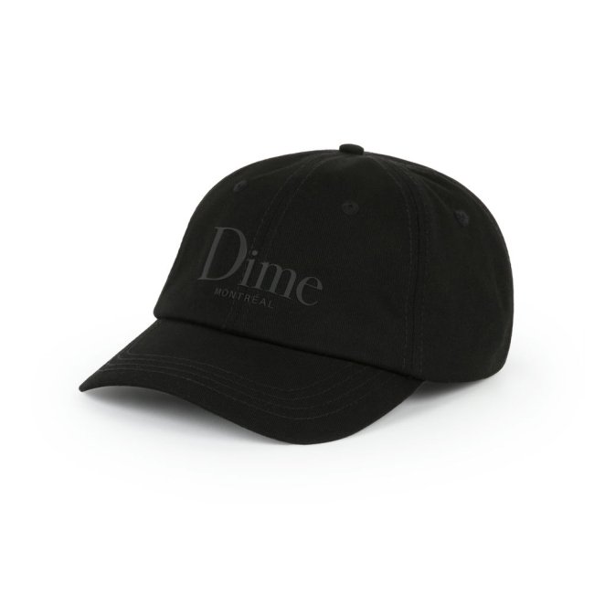 Dime CLASSIC SILICONE LOGO CAP / BLACK (ダイム キャップ 