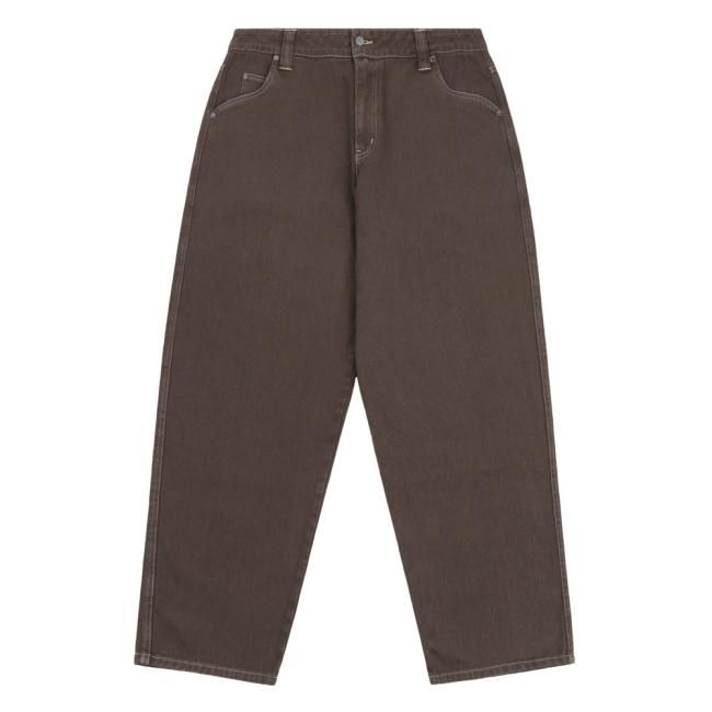 Dime BAGGY DENIM PANTS / BROWN WASHED | www.innoveering.net