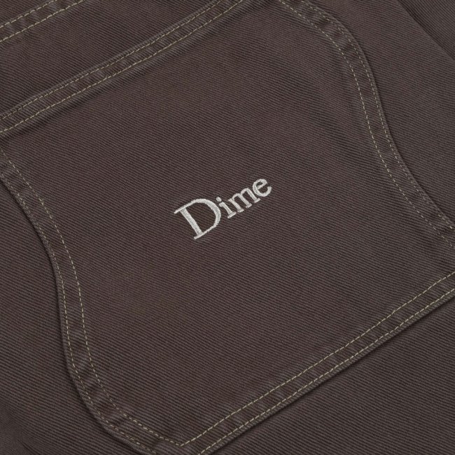 Dime BAGGY DENIM PANTS / BROWN WASHED(ダイム デニムパンツ ...