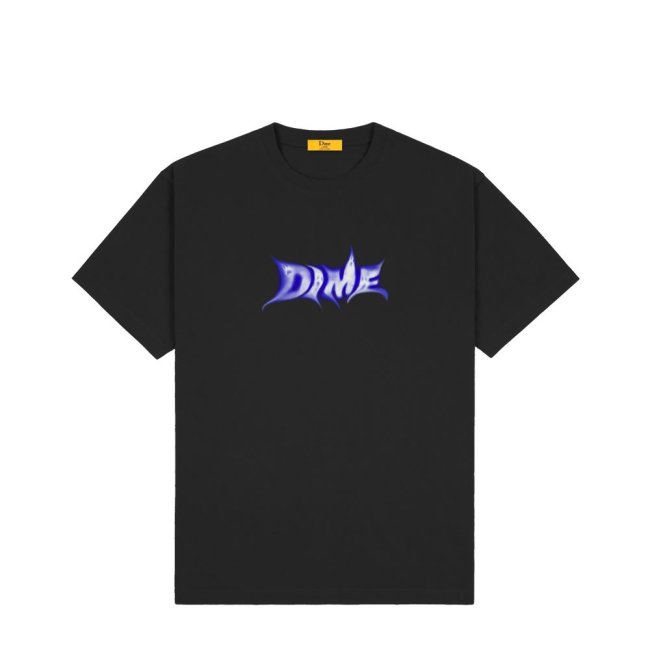 Dime GHOSTLY FONT T-SHIRT / BLACK (ダイム Tシャツ / 半袖