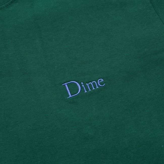 Dime CLASSIC SMALL LOGO T-SHIRT / RAINFOREST (ダイム Tシャツ