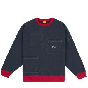 <img class='new_mark_img1' src='https://img.shop-pro.jp/img/new/icons5.gif' style='border:none;display:inline;margin:0px;padding:0px;width:auto;' />Dime FRENCH TERRY POCKET CREWNECK / MARINE (ダイム クルーネック / スウェット)