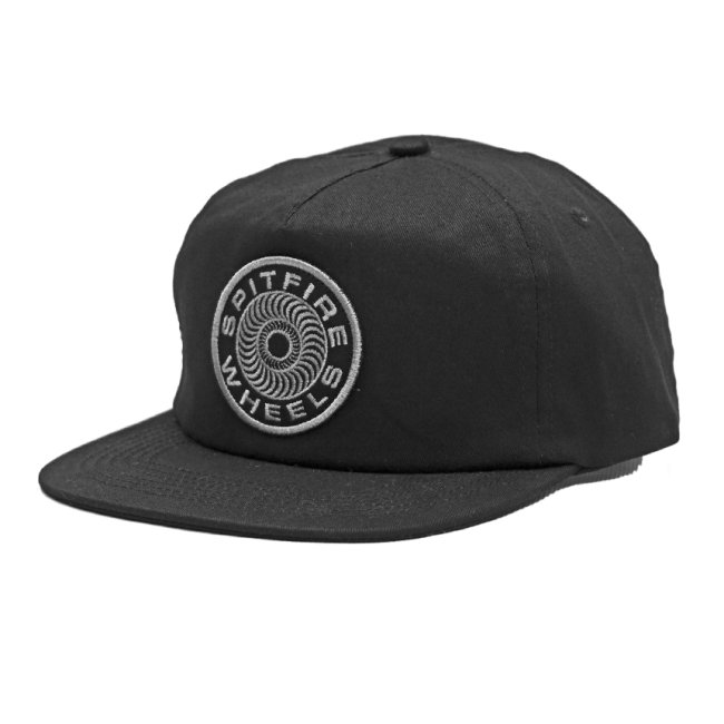 SPITFIRE CLASSIC '87 SWIRL PATCH SNAPBACK CAP / BLACK (スピット