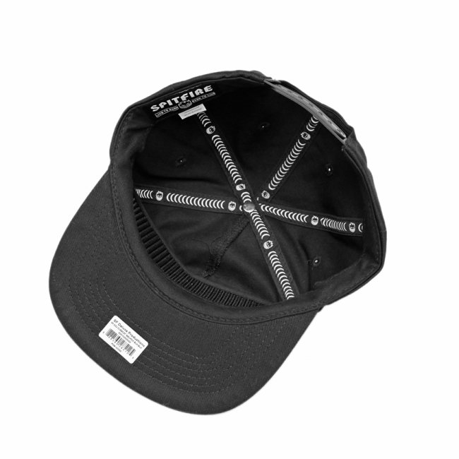 SPITFIRE CLASSIC '87 SWIRL PATCH SNAPBACK CAP / BLACK (スピット