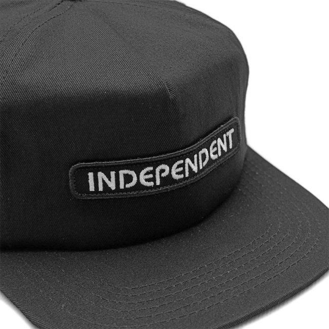 INDEPENDENT B/C GROUNDWORK SNAPBACK CAP / BLACK (インデペンデント