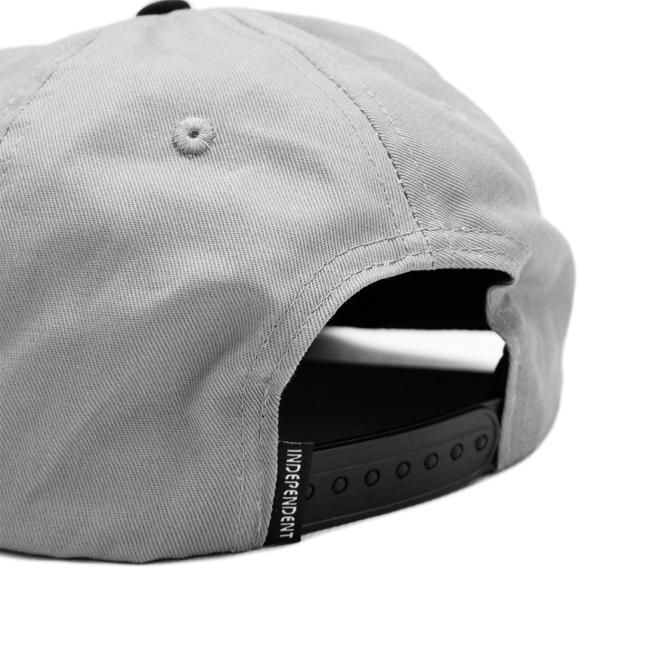 INDEPENDENT B/C GROUNDWORK SNAPBACK CAP / GREY/BLACK (インデ