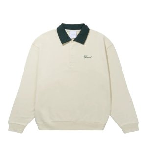 <img class='new_mark_img1' src='https://img.shop-pro.jp/img/new/icons5.gif' style='border:none;display:inline;margin:0px;padding:0px;width:auto;' />GRAND COLLECTION COLLARED SWEATSHIRT / CREAM/FOREST GREEN (ɥ쥯 å/ѡ)