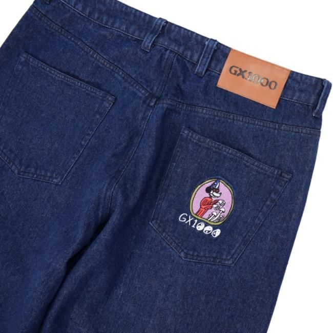 GX1000 BAGGY PANT / DARK BLUE WASH (ジーエックスセン パンツ)