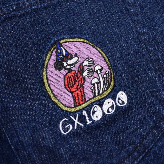 GX1000 BAGGY PANT / DARK BLUE WASH (ジーエックスセン パンツ)