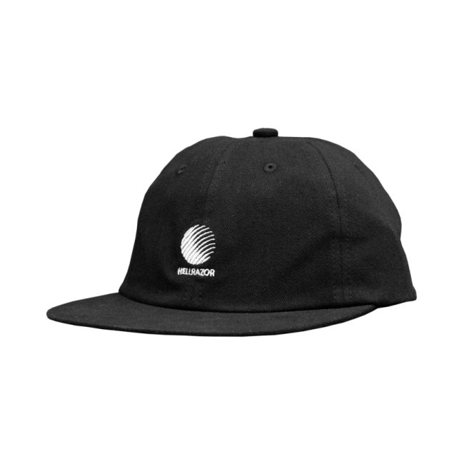 HELLRAZOR LOGO TWILL 6PANEL CAP / BLACK (ヘルレイザー 6パネルキャップ）