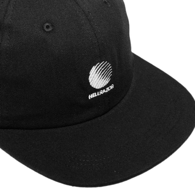 HELLRAZOR LOGO TWILL 6PANEL CAP / BLACK (ヘルレイザー 6パネルキャップ）