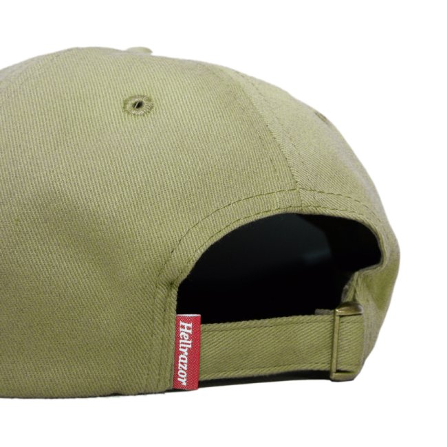 HELLRAZOR LOGO TWILL 6PANEL CAP / OLIVE (ヘルレイザー 6パネルキャップ）