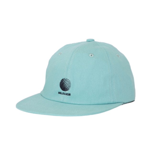 HELLRAZOR LOGO TWILL 6PANEL CAP / ICE BLUE (ヘルレイザー 6パネル