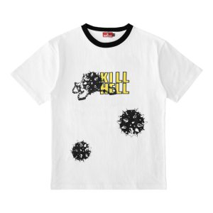 <img class='new_mark_img1' src='https://img.shop-pro.jp/img/new/icons5.gif' style='border:none;display:inline;margin:0px;padding:0px;width:auto;' />HELLRAZOR KILL HELL RINGER T-SHIRT / WHITE (إ쥤 T)