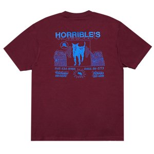 <img class='new_mark_img1' src='https://img.shop-pro.jp/img/new/icons5.gif' style='border:none;display:inline;margin:0px;padding:0px;width:auto;' />HORRIBLE'S DAWG T-SHIRT artwork by KTYL / BURGUNDY (ホリブルズ Tシャツ)