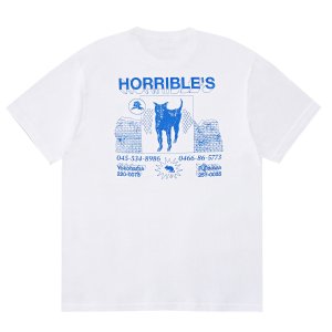 <img class='new_mark_img1' src='https://img.shop-pro.jp/img/new/icons5.gif' style='border:none;display:inline;margin:0px;padding:0px;width:auto;' />HORRIBLE'S DAWG T-SHIRT artwork by KTYL / WHITE (ۥ֥륺 T)