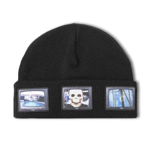 <img class='new_mark_img1' src='https://img.shop-pro.jp/img/new/icons5.gif' style='border:none;display:inline;margin:0px;padding:0px;width:auto;' />HOCKEY SCREEN BEANIE / BLACK (ホッキー ビーニー/ニットキャップ)