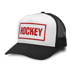 <img class='new_mark_img1' src='https://img.shop-pro.jp/img/new/icons5.gif' style='border:none;display:inline;margin:0px;padding:0px;width:auto;' />HOCKEY TRUCK STOP CAP / BLACK/WHITE (ホッキー メッシュキャップ)