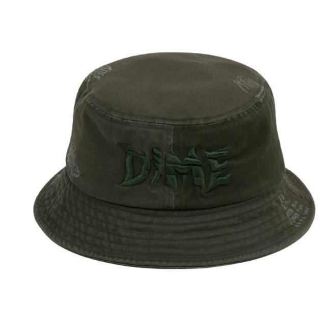 Dime Split Distressed Bucket Hat / ARMY (ダイム ハット / バケット