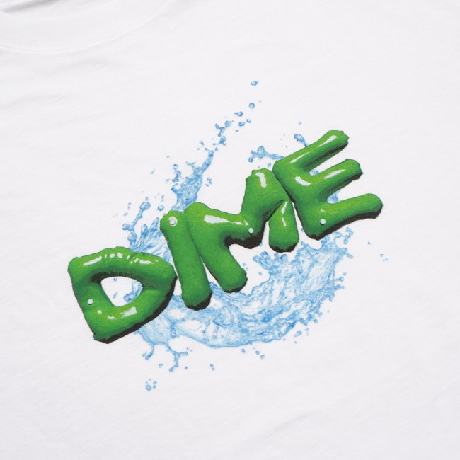 Dime Splash T-Shirt / WHITE (ダイム Tシャツ / 半袖) - HORRIBLE'S 