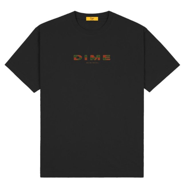 Dime Block Font T-Shirt / BLACK (ダイム Tシャツ / 半袖 