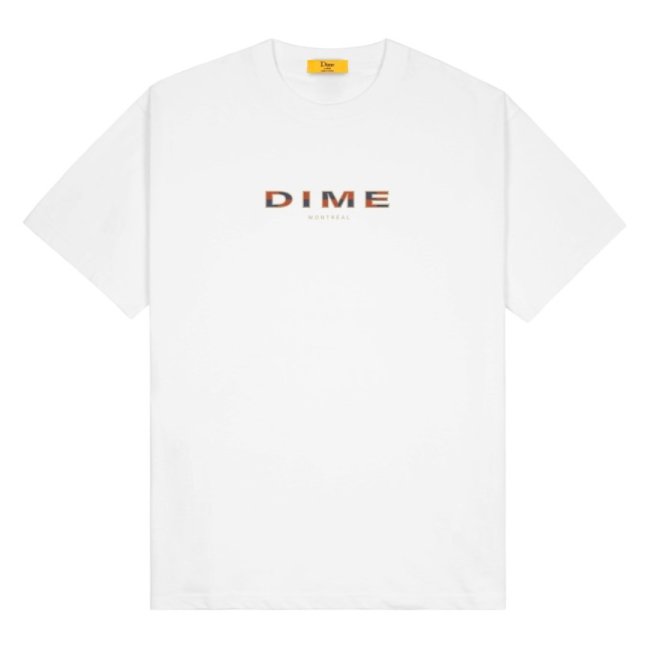 Dime Block Font T-Shirt / WHITE (ダイム Tシャツ / 半袖 