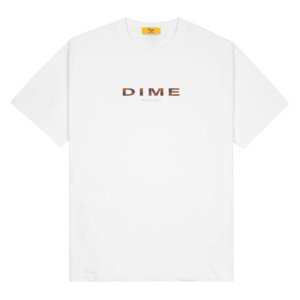 <img class='new_mark_img1' src='https://img.shop-pro.jp/img/new/icons5.gif' style='border:none;display:inline;margin:0px;padding:0px;width:auto;' />Dime Block Font T-Shirt / WHITE (ダイム Tシャツ / 半袖)