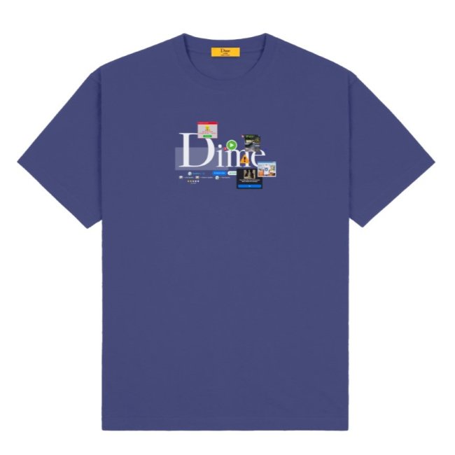 Dime Classic Adblock T-Shirt / MULTIVERSE (ダイム Tシャツ / 半袖