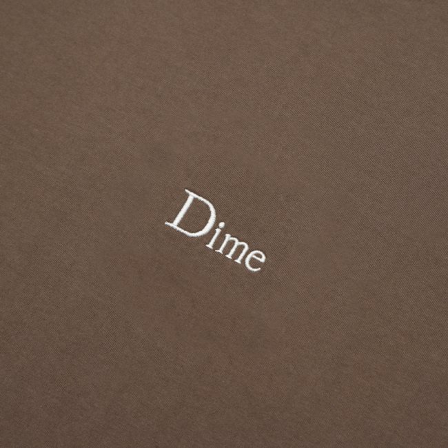 Dime Classic Small Logo T-Shirt / DRIFTWOOD (ダイム Tシャツ / 半袖 