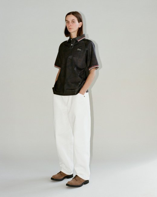 Dime Ceramic Polo Shirt / DEEP CHARCOAL (ダイム Tシャツ / 半袖