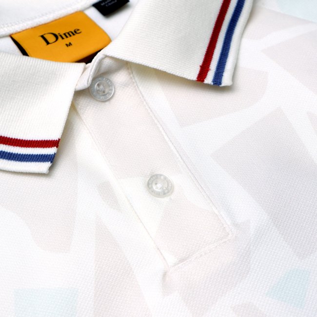 Dime Ceramic Polo Shirt / OFF WHITE (ダイム Tシャツ / 半袖