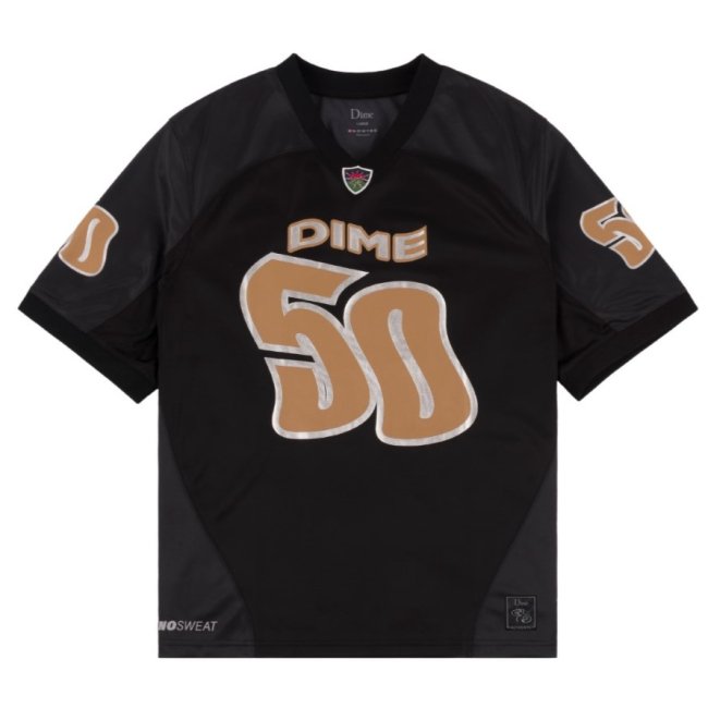 <img class='new_mark_img1' src='https://img.shop-pro.jp/img/new/icons5.gif' style='border:none;display:inline;margin:0px;padding:0px;width:auto;' />Dime Numero 50 Jersey / BLACK (ダイム フットボールシャツ / 半袖 ジャージ)