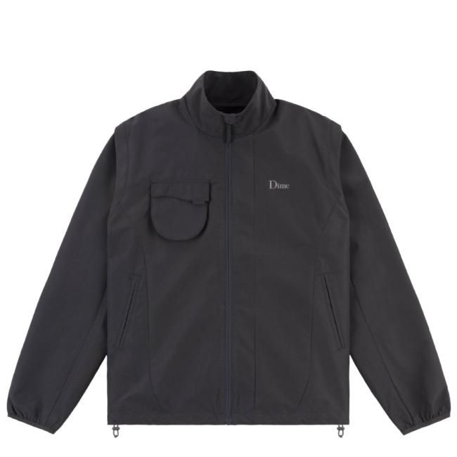 Dime Hiking Zip-Off Sleeves Jacket / CHARCOAL (ダイム ナイロン 