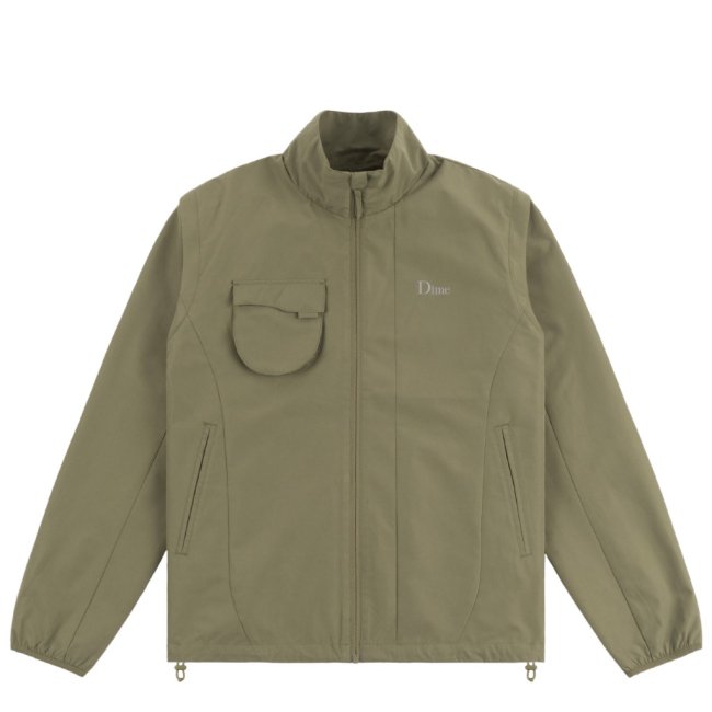 9,890円dime hiking zip-off sleeve jacket オリーブ M
