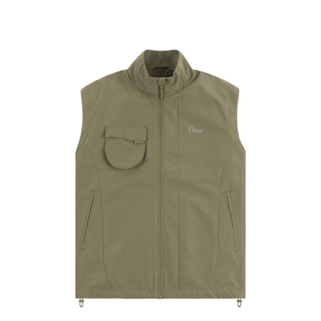 Dime Hiking Zip-Off Sleeves Jacket / OLIVE GREEN (ダイム ナイロン ...
