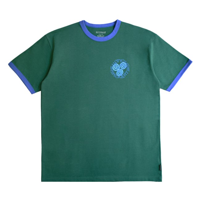 SAYHELLO JAM TRIM TEE / GREEN/BLUE (セイハロー / トリムTシャツ)