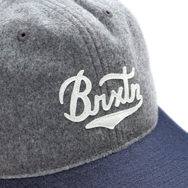 BRIXTON Burt MP Cap / HEATHER GREY/WASHED NAVY (ブリクストン 6パネルキャップ)