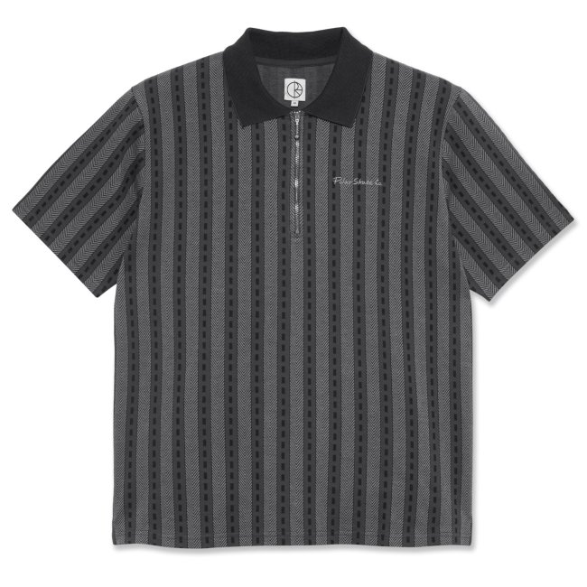 <img class='new_mark_img1' src='https://img.shop-pro.jp/img/new/icons5.gif' style='border:none;display:inline;margin:0px;padding:0px;width:auto;' />POLAR Road Zip Polo Shirt / GRAPHITE (ポーラー ポロシャツ/ 半袖シャツ )