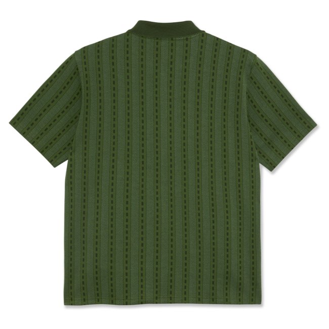 POLAR Road Zip Polo Shirt / DARK GREEN (ポーラー ポロシャツ/ 半袖 ...