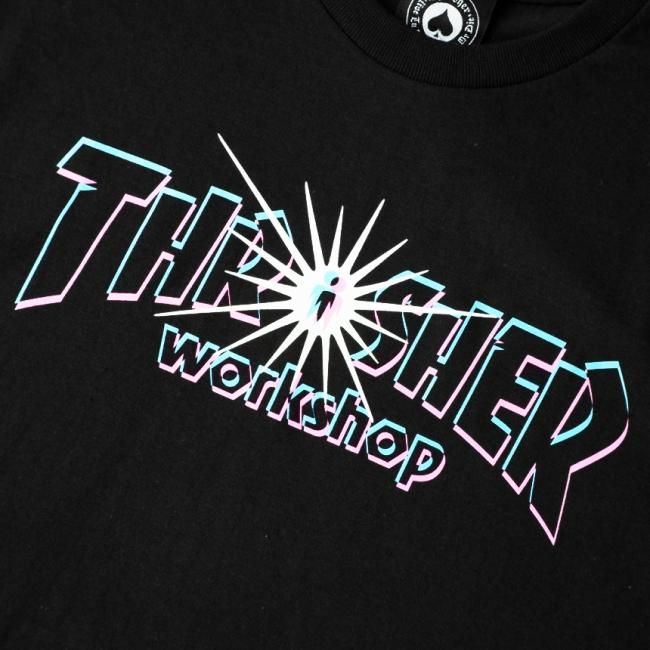 THRASHER × AWS NOVA TEE / BLACK（スラッシャー Tシャツ