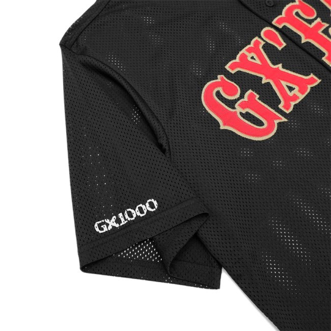 GX1000 BASEBALL JERSEY / BLACK (ジーエックスセン ベースボールシャツ)