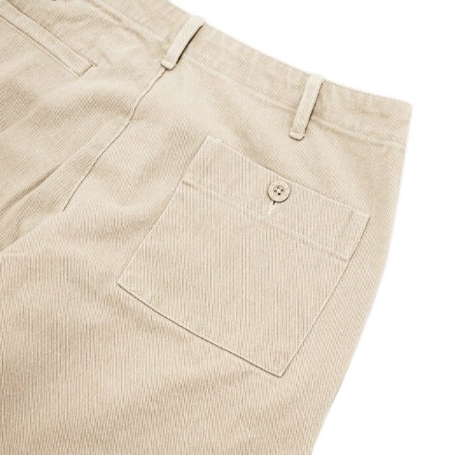 QUASI WARREN TROUSER PANT / DUNE (クアジ トラウザーパンツ