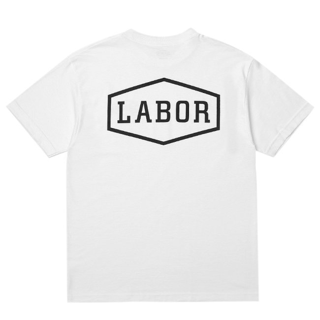 LABOR CREST LOGO TEE / WHITE (レイバー Tシャツ/半袖Tシャツ) - HORRIBLE'S  PROJECT｜SAYHELLO｜DIME MTL | HELLRAZOR｜QUASI｜THEORIES｜VANS SKATE｜正規取扱い販売店 |  全国一律送料660円 |