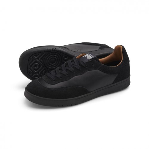 <img class='new_mark_img1' src='https://img.shop-pro.jp/img/new/icons5.gif' style='border:none;display:inline;margin:0px;padding:0px;width:auto;' />Last Resort CM001 SUEDE / LEATHER LO - BLACK/BLACK (饹ȥ꥾ 塼)